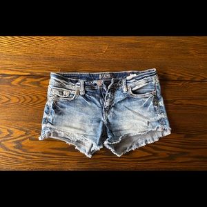 Silver Aiko Short Size 30